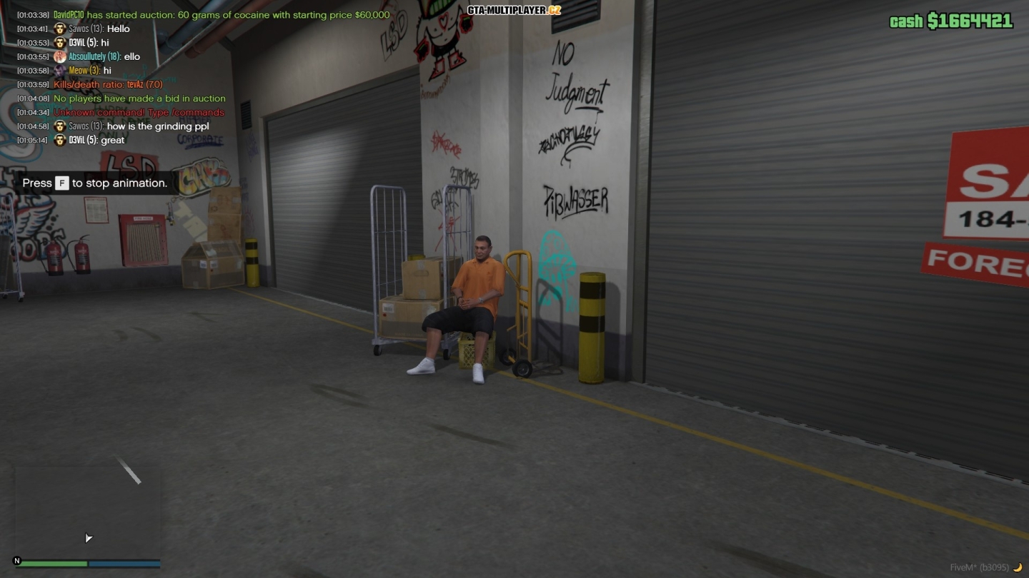 Waiting for this storage locker.