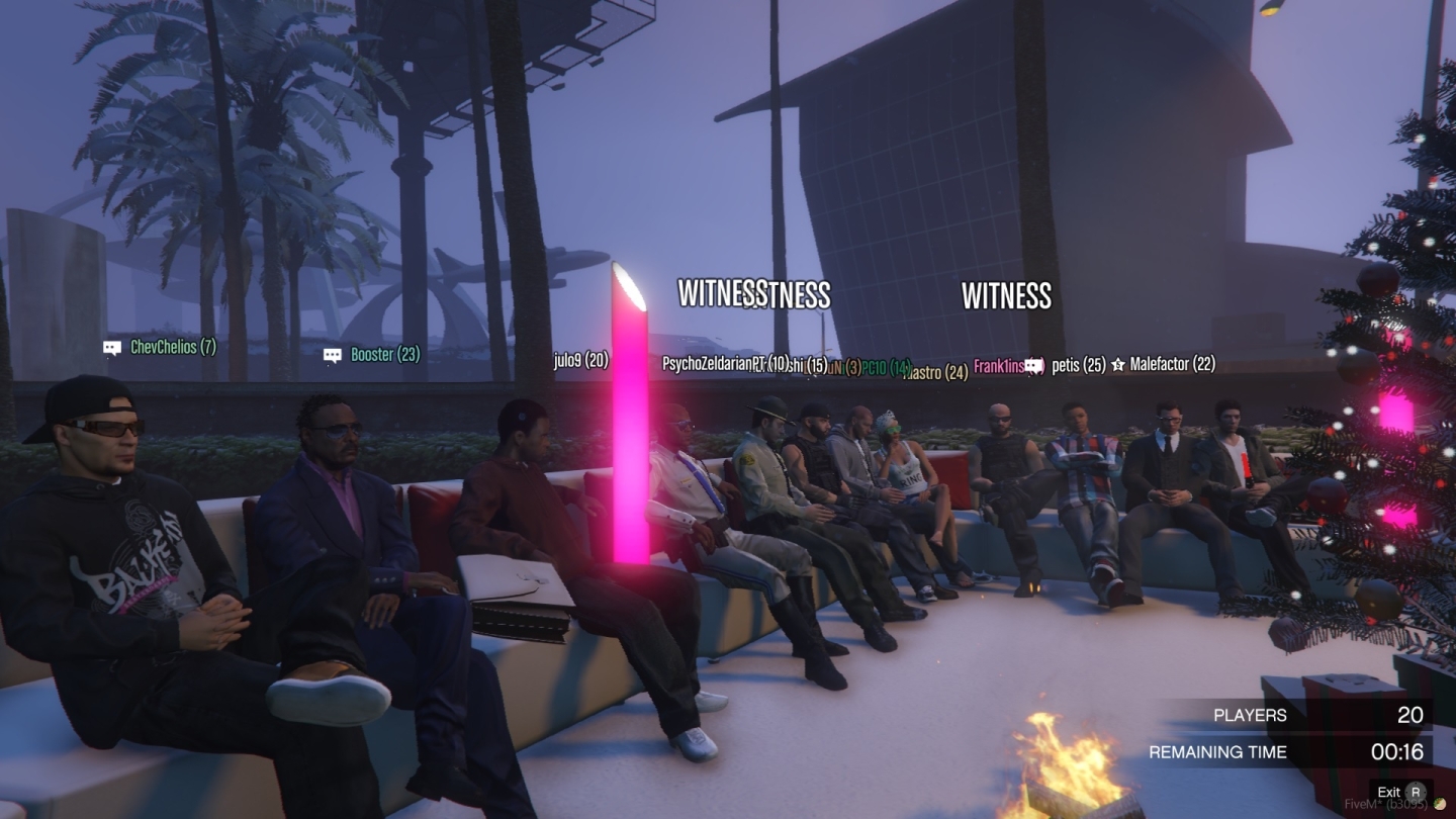 Everyone chilling on the sofa at tonight's car meet