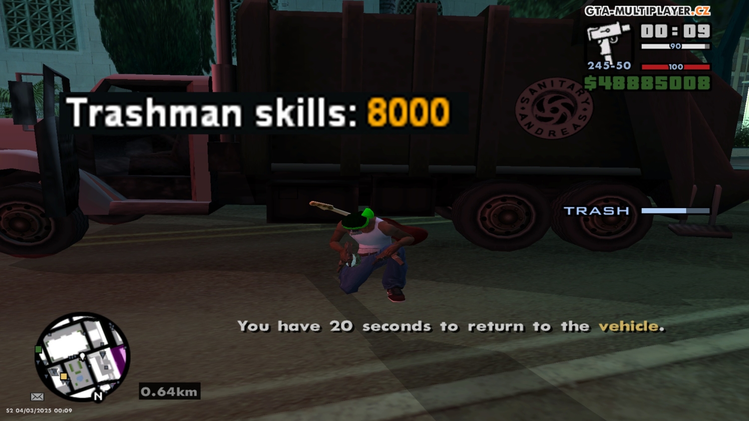 8000 Trashman Skills!