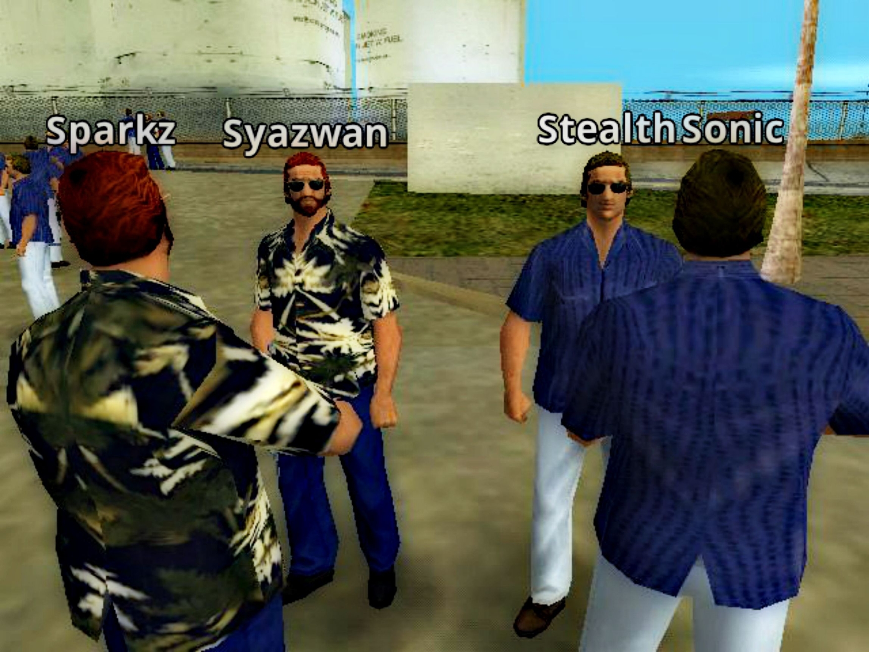 Gang Vercetti with Name In Server 2 :D