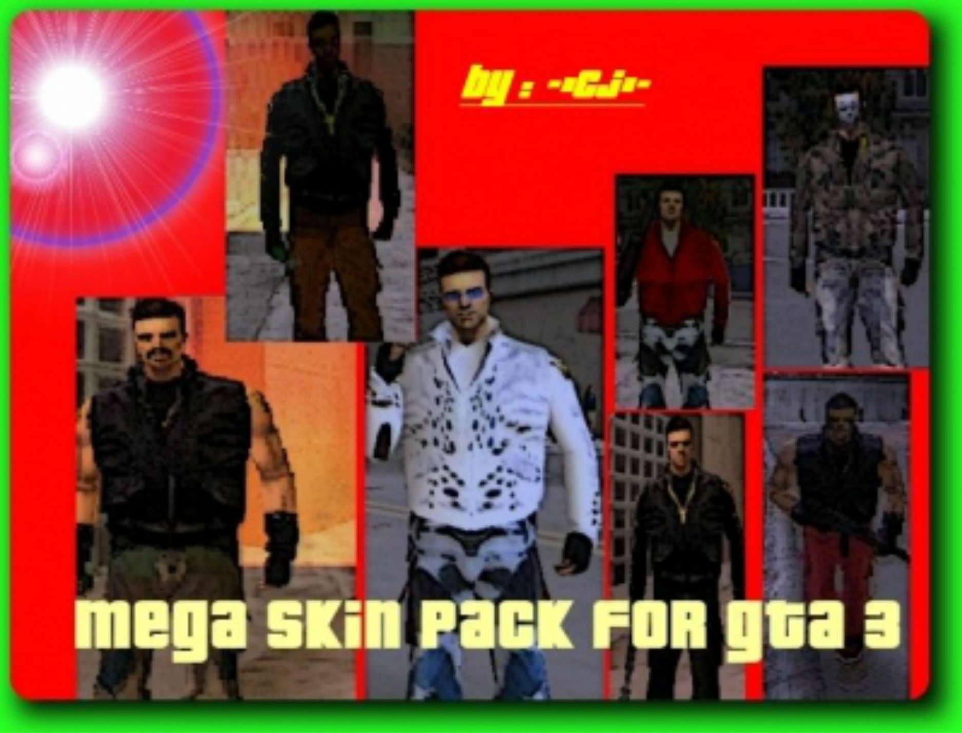 Mega Skin Pack 4 GTA III