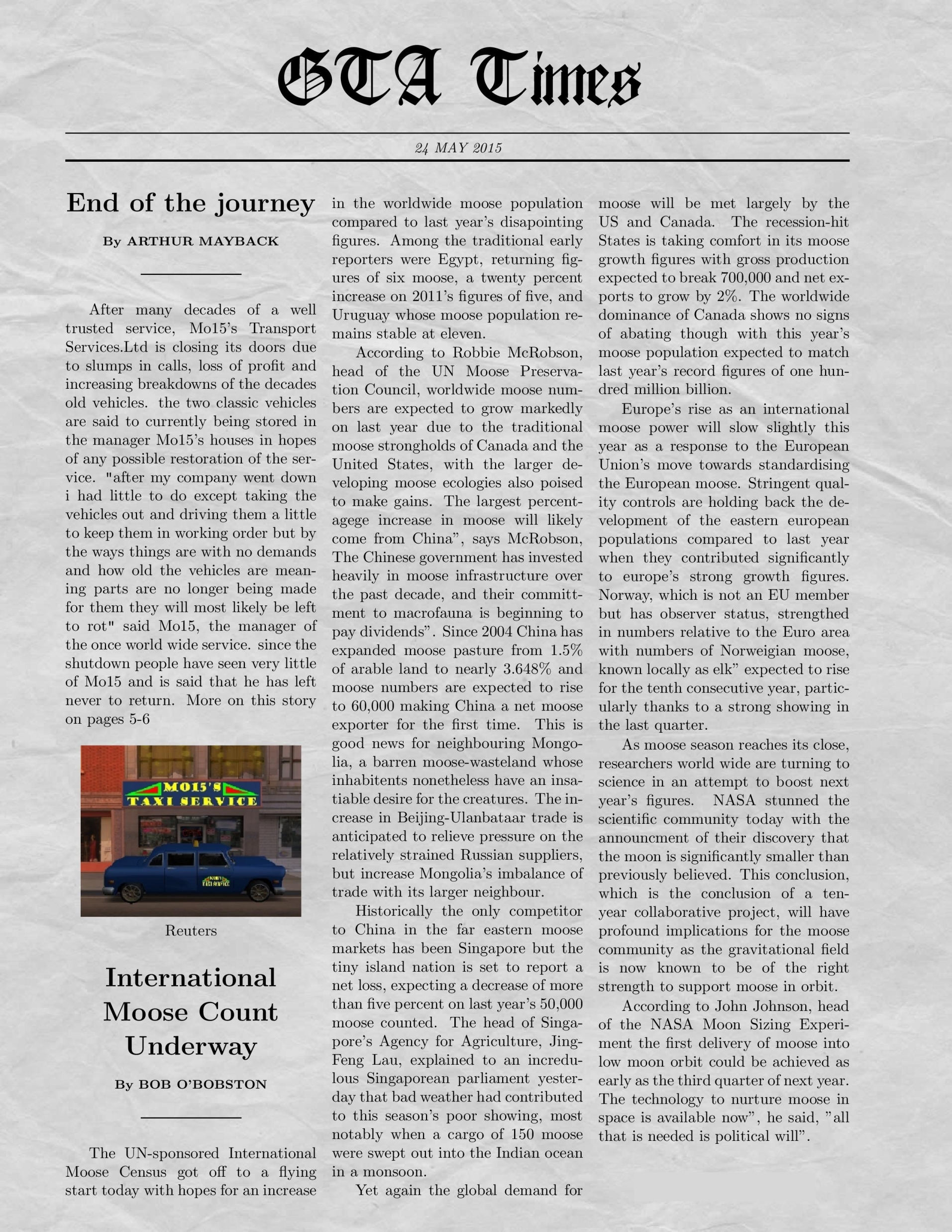 The End (Newspaper)