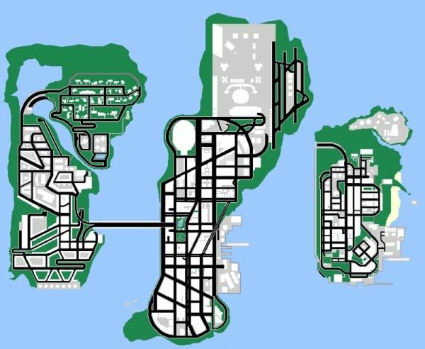 gta 3 map in game