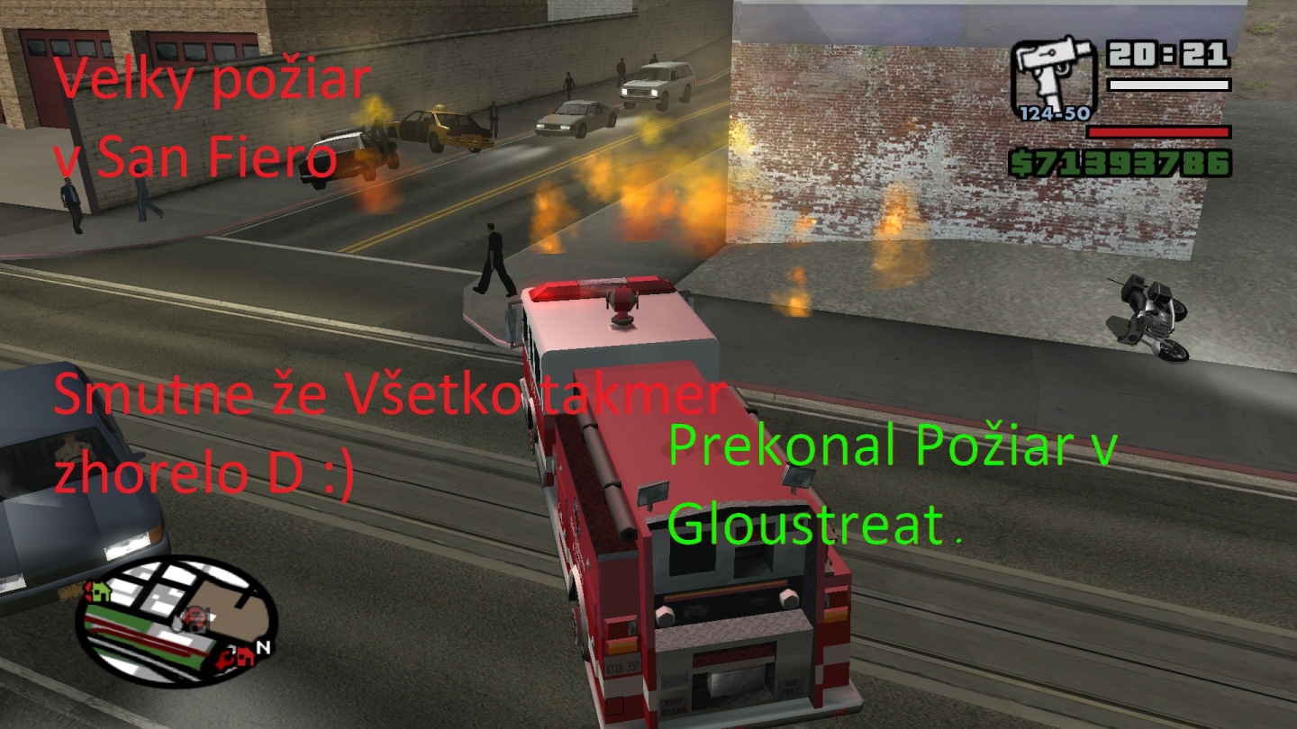 Velky Požiar v San Fiero Singlplayer Tragedia sa stala dnes okolo 23:00