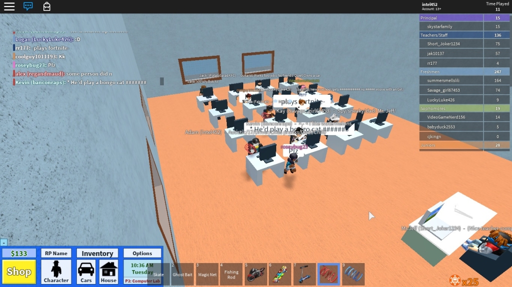 Intire Computer Class On Roblox - 