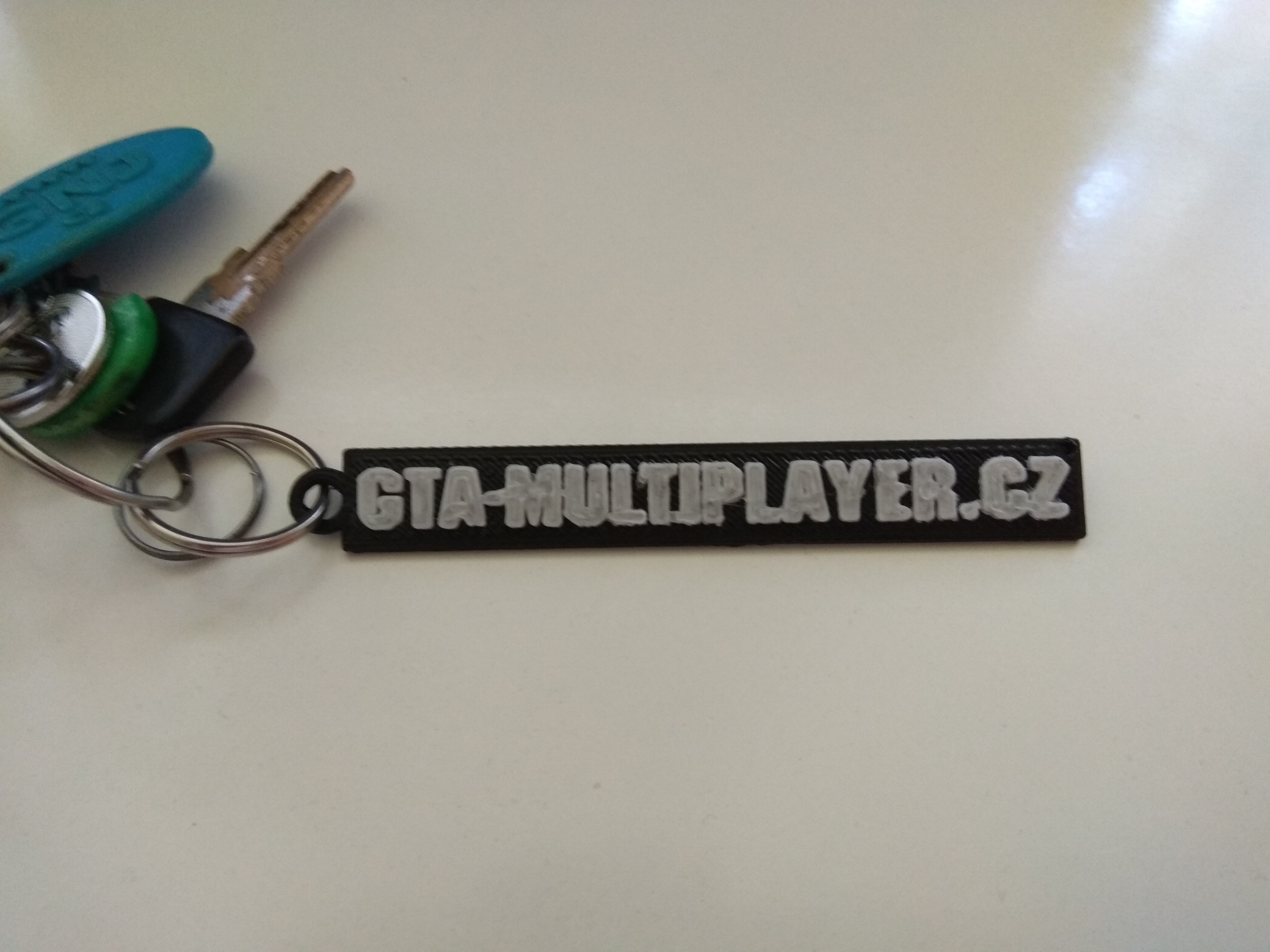 My 3d printed WTLS keychain <3