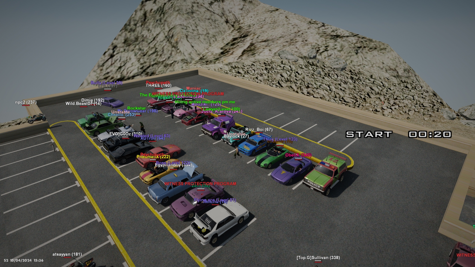 Car meet on Mount Chiliad?