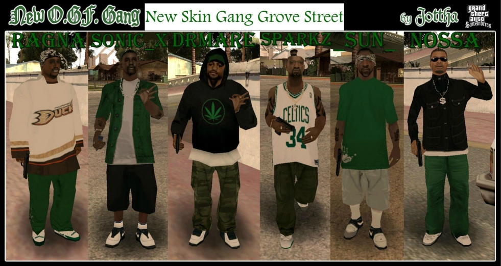 Grove street gang обои