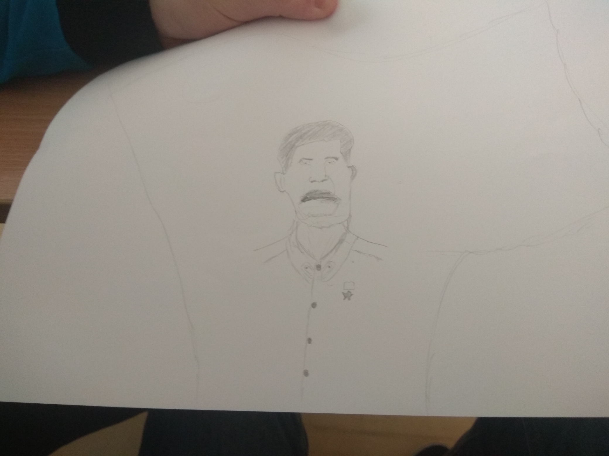 Rusev's Stalin Drawing