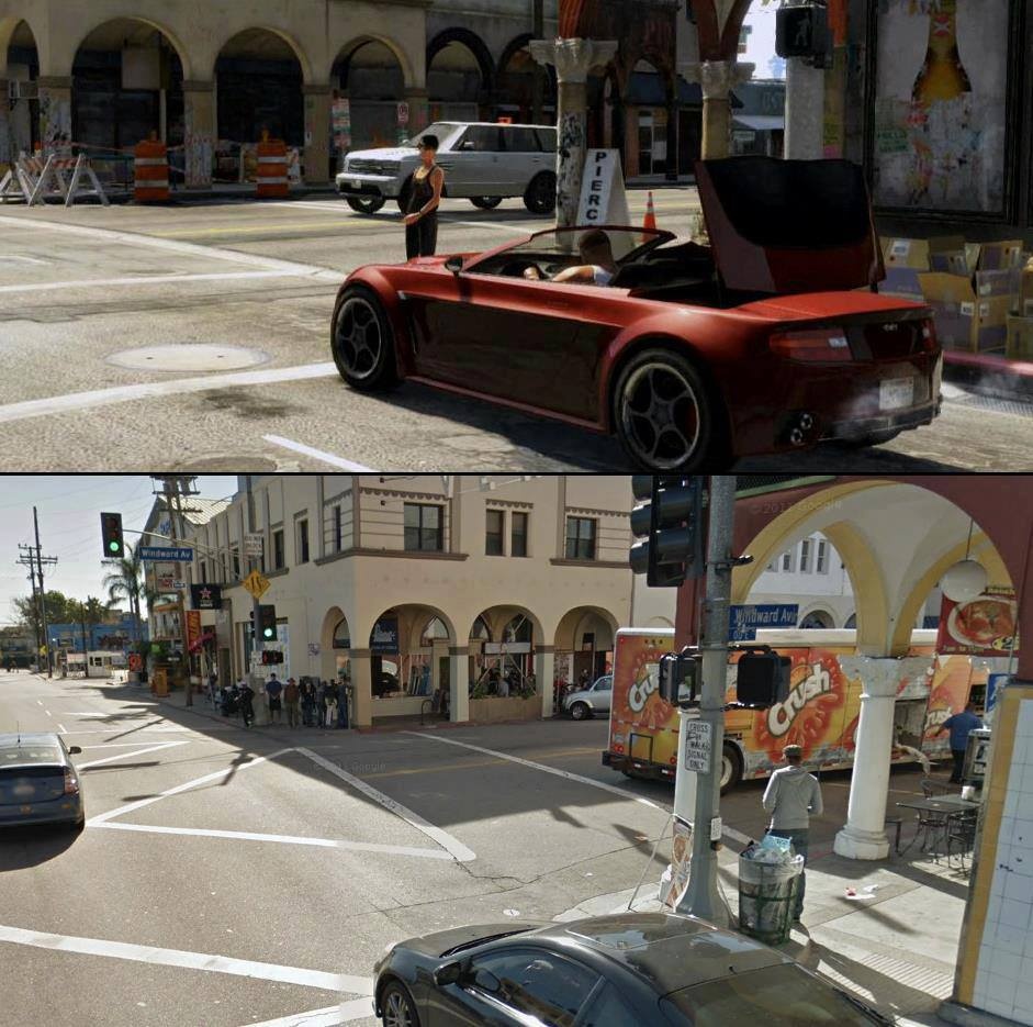 GTA V screenshot-real street