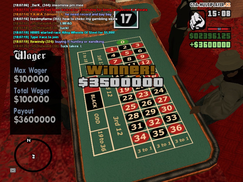 First Roulette Win!