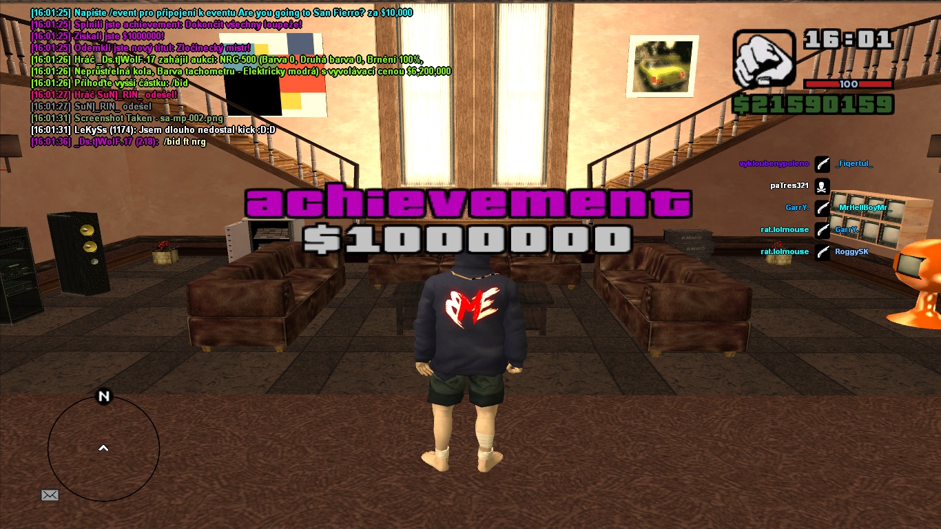 achievement za 1m