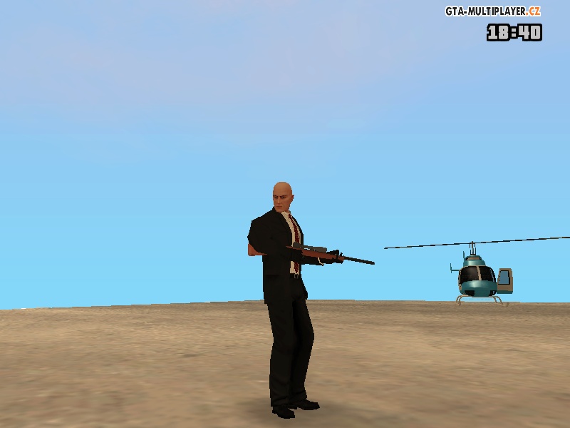 Hitman in GTA San Andreas.