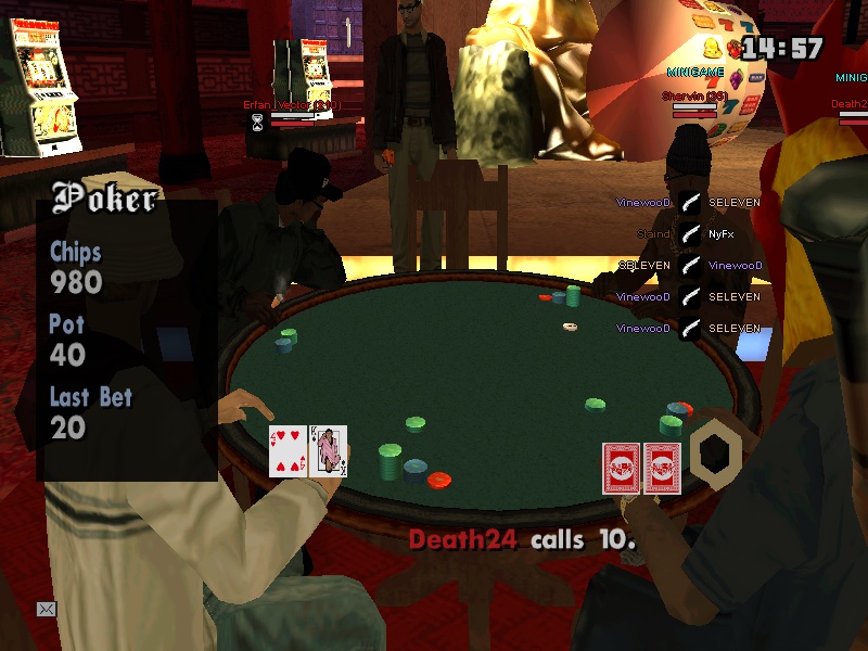 A bugged poker game