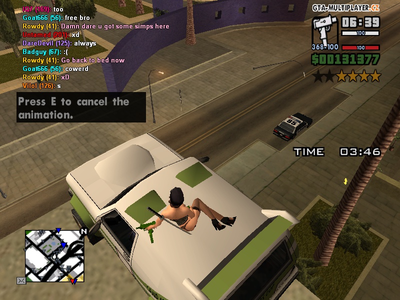 Chilling on top of LSPD