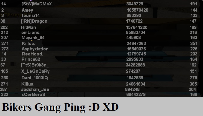 Bikers gang ping :D