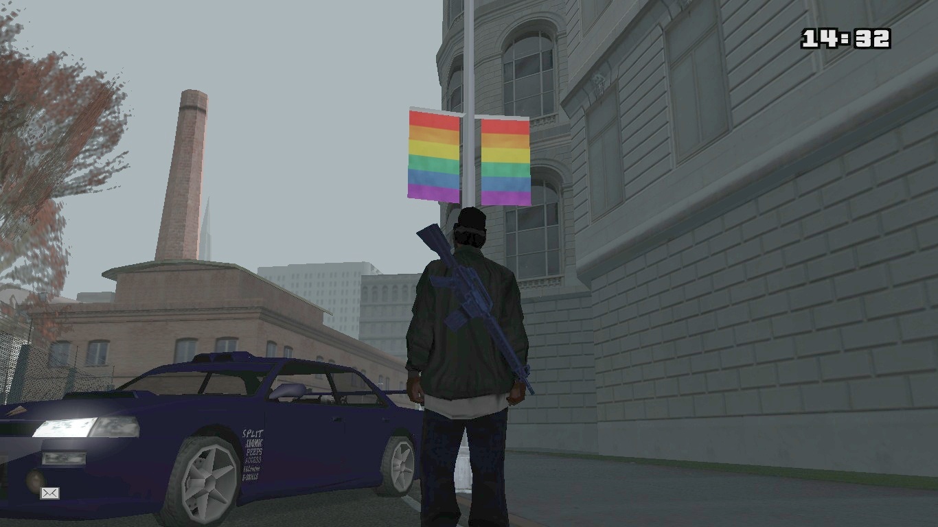 LGBT reference in San Fierro