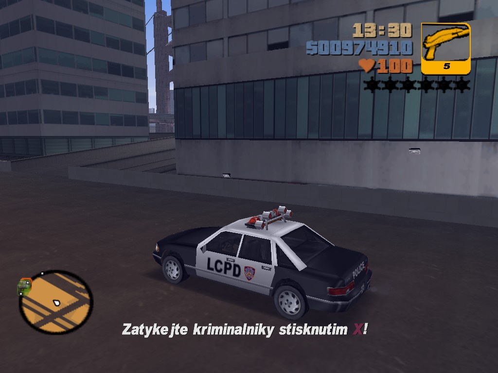 Liberty Unleashed - Povolání policista