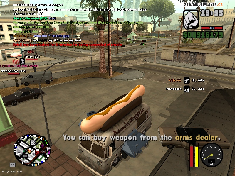 Swat Tank + Hot Dog Van