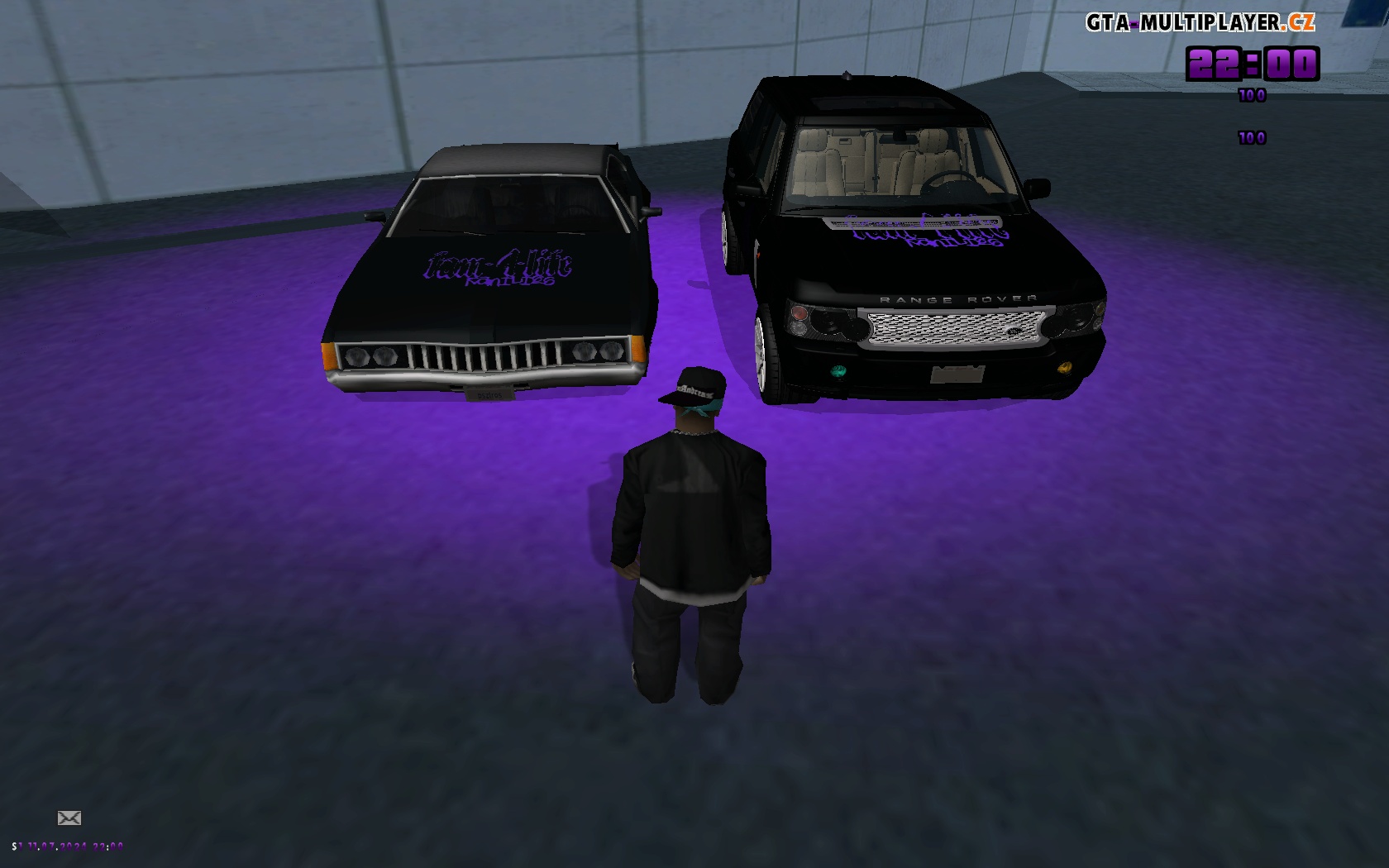 2 black cars