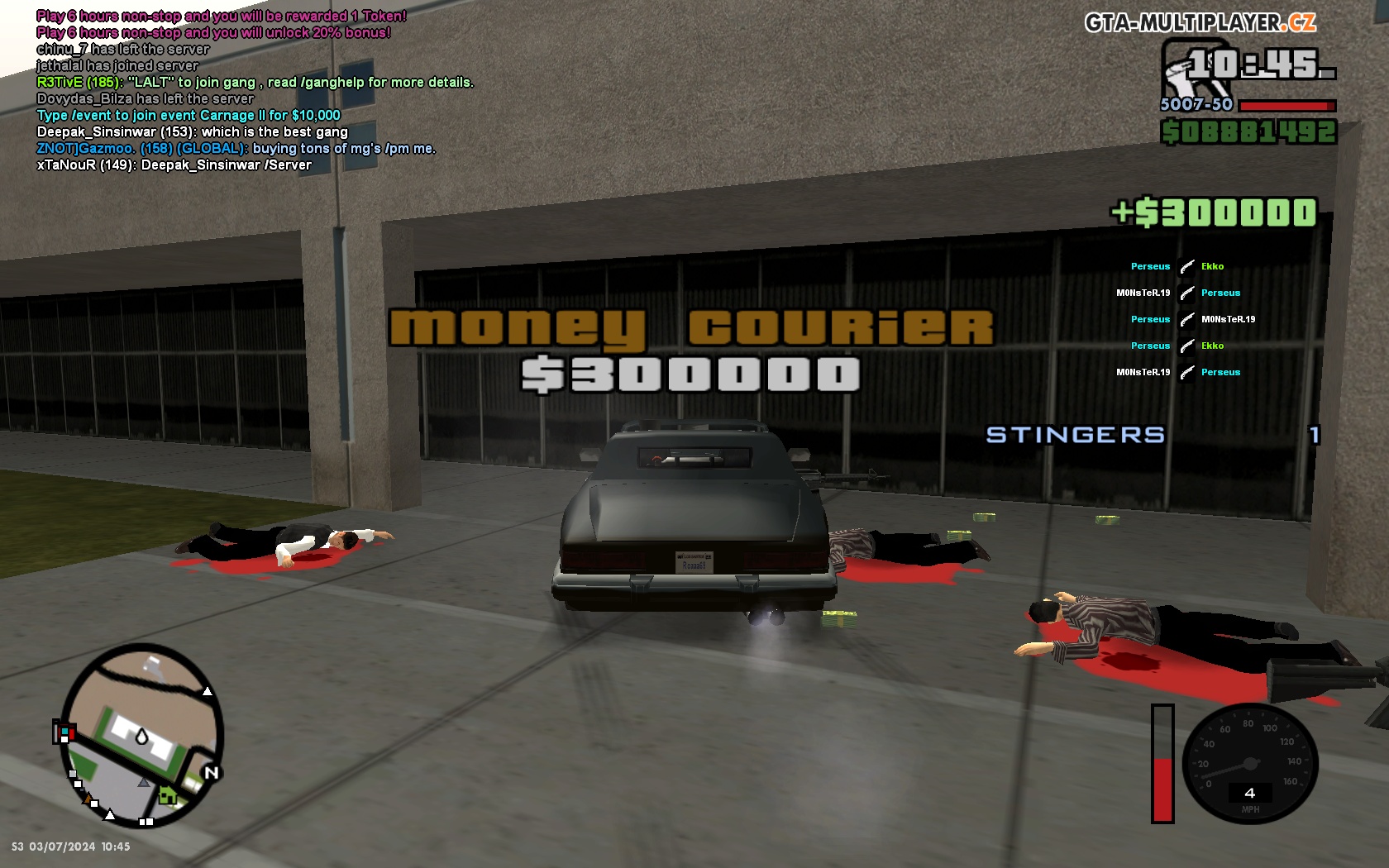 money courier 300k