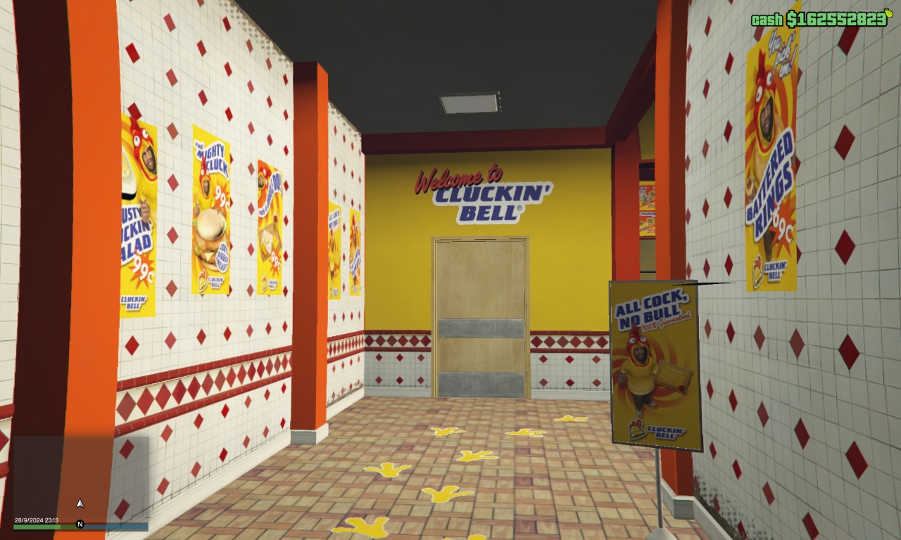 Old Cluckin' Bell interior (FiveM)