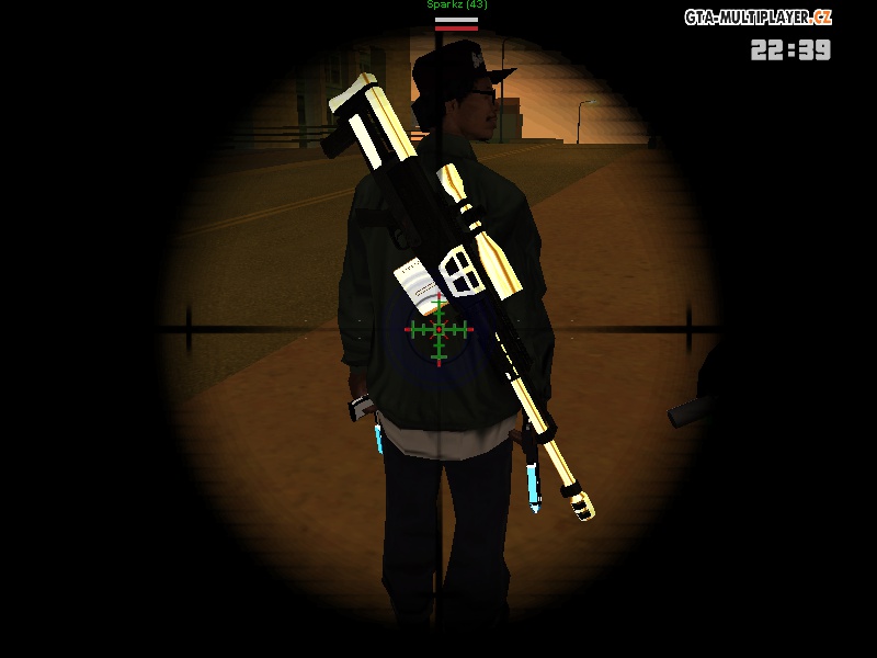 Sniper Gold Mod with new crosshair