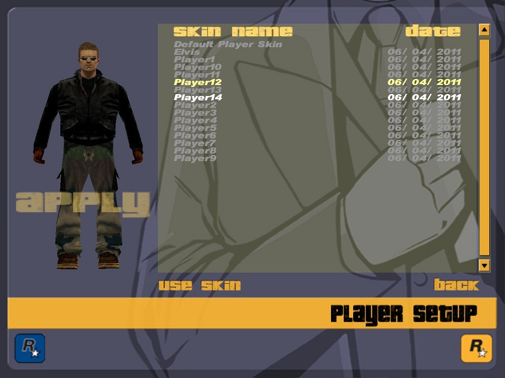 New Skin in GTA 3 :)