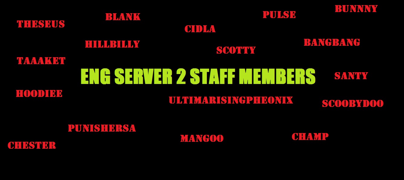 EN SERVER 2 STAFF MEMBERS 2014