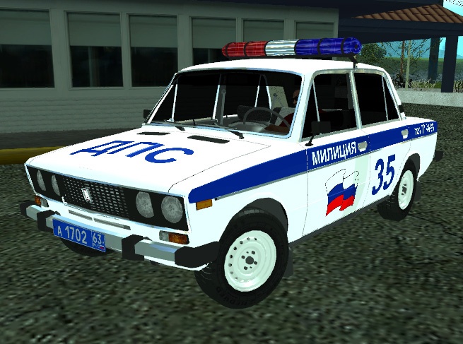 rusky policejni auto :D