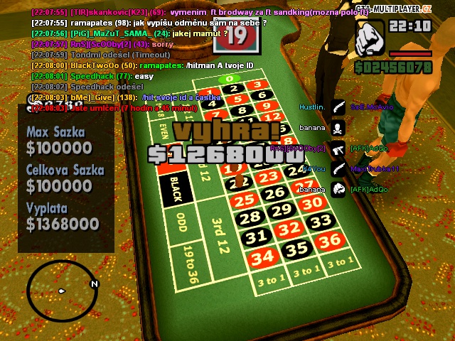 ruleta výhra $1268000