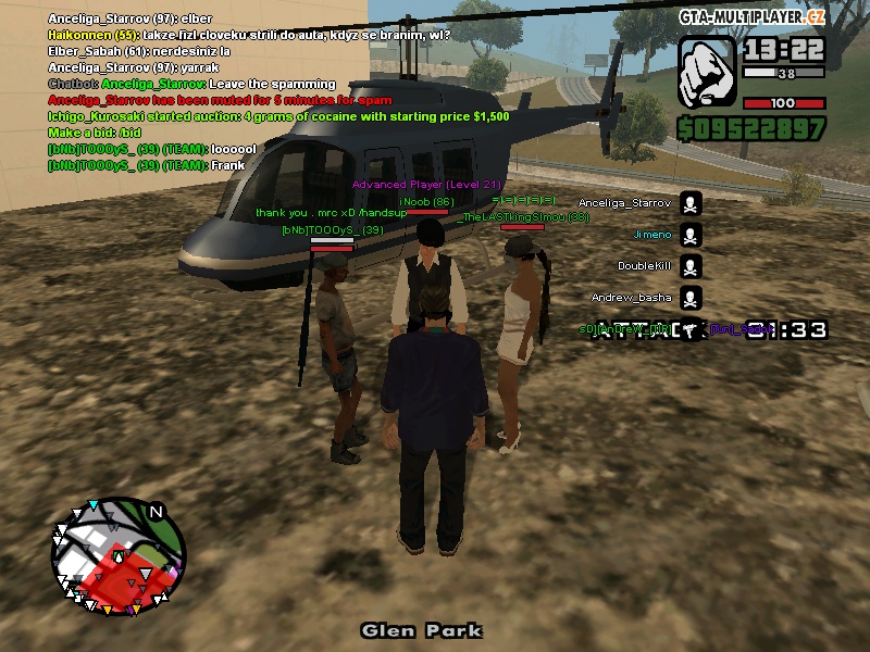 turfing with grove members with heli :)