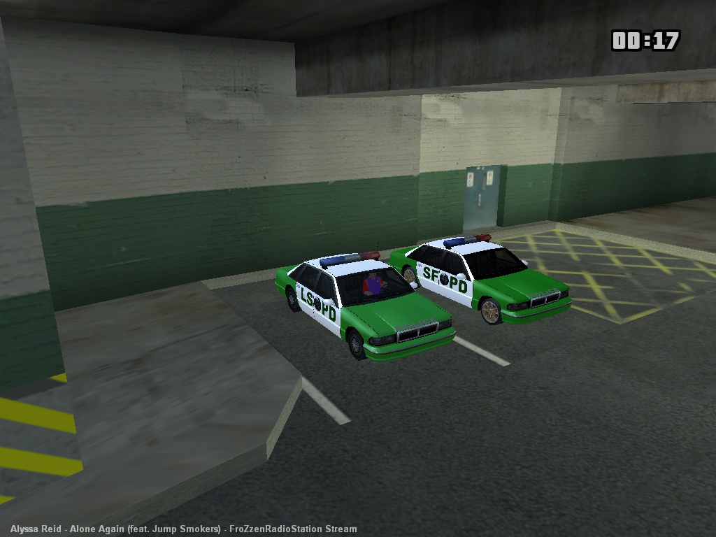 Green LSPD and SFPD Police Car