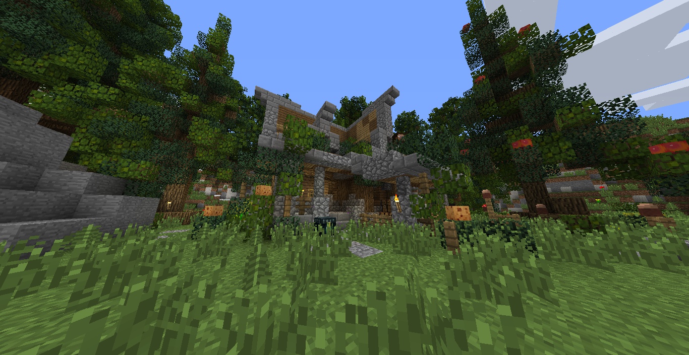 Minecraft medieval server spawn house