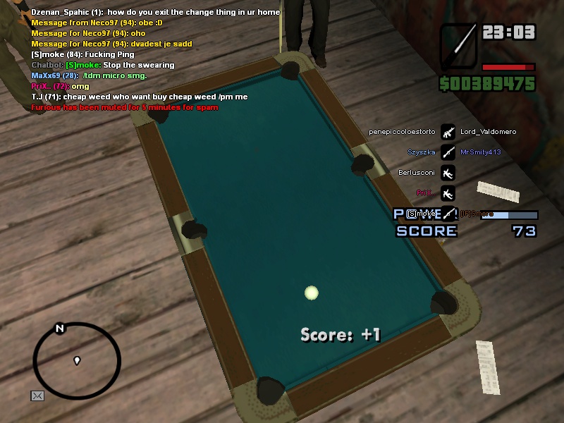 Personal best in pool