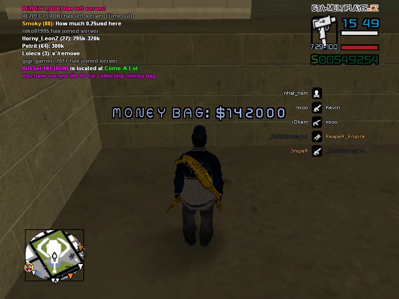 Moneybag at Come-A-Lot :D