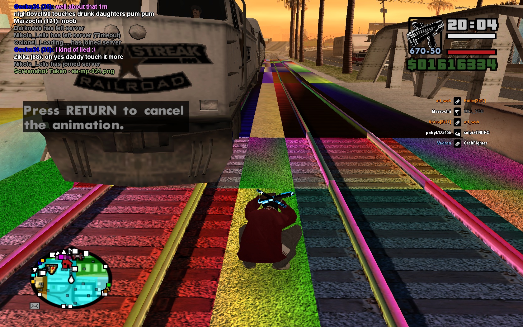 That Colorful Train Road ^^