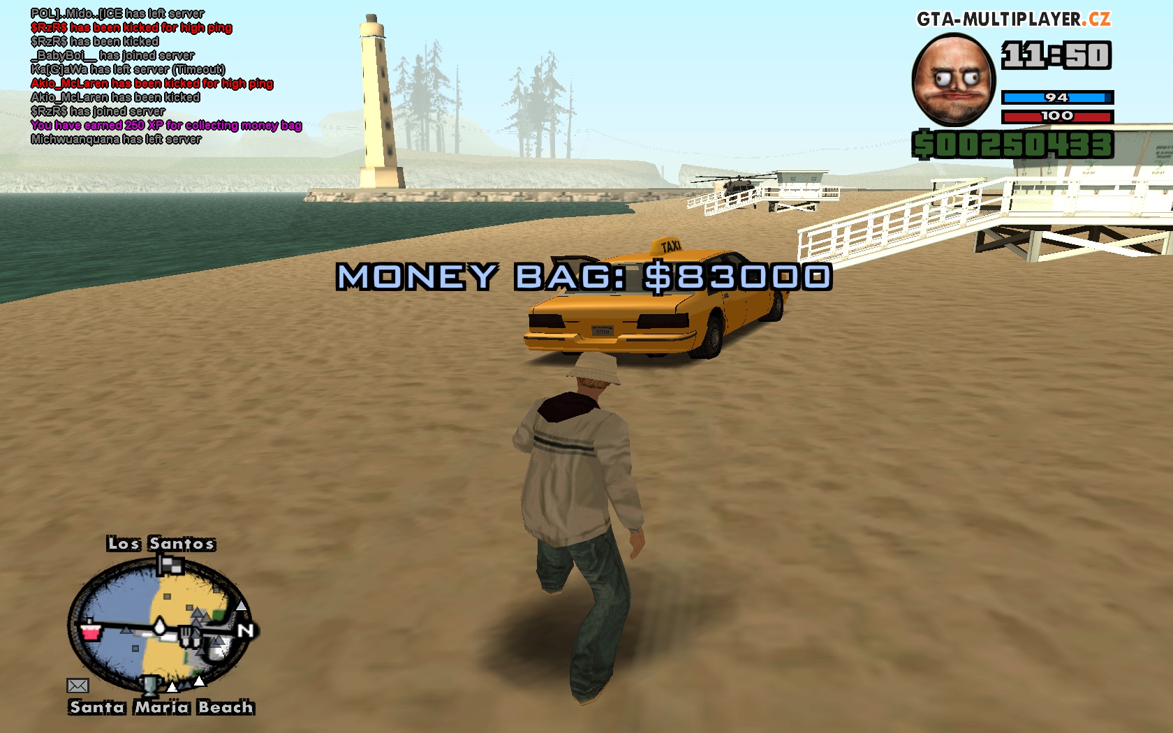 Money Bag At Santa Maria Beach :D