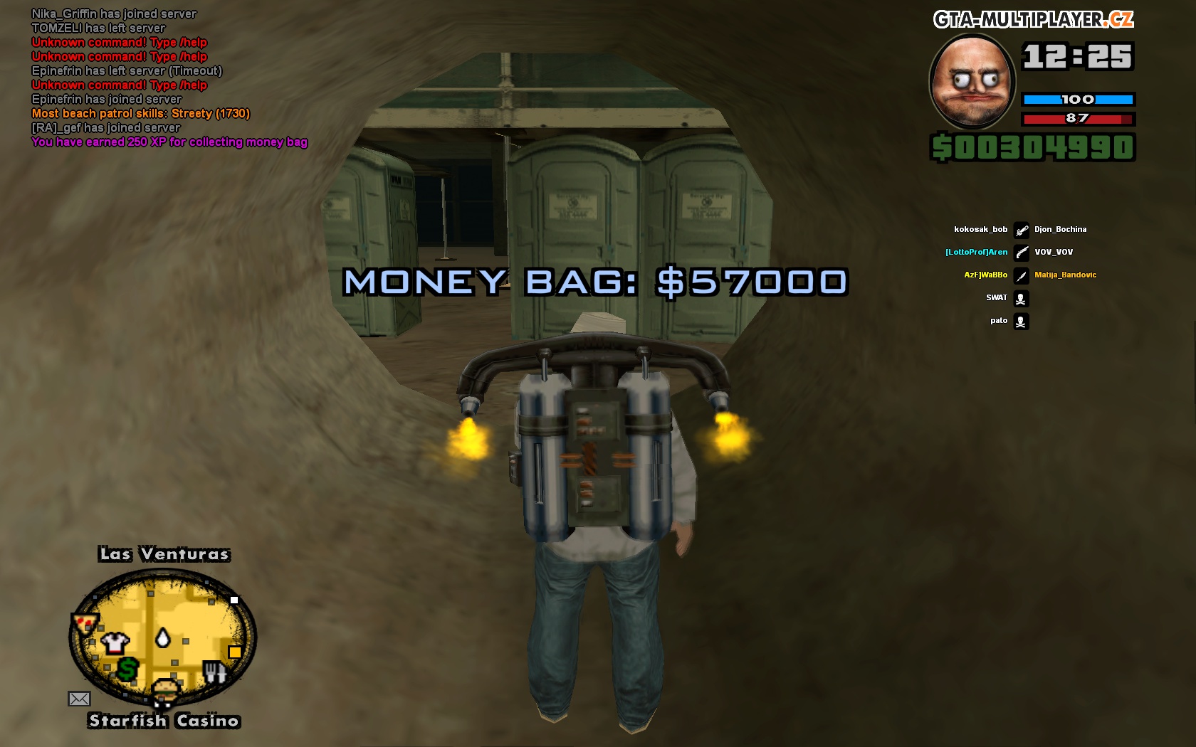 Money Bag At Starfish Casino :D