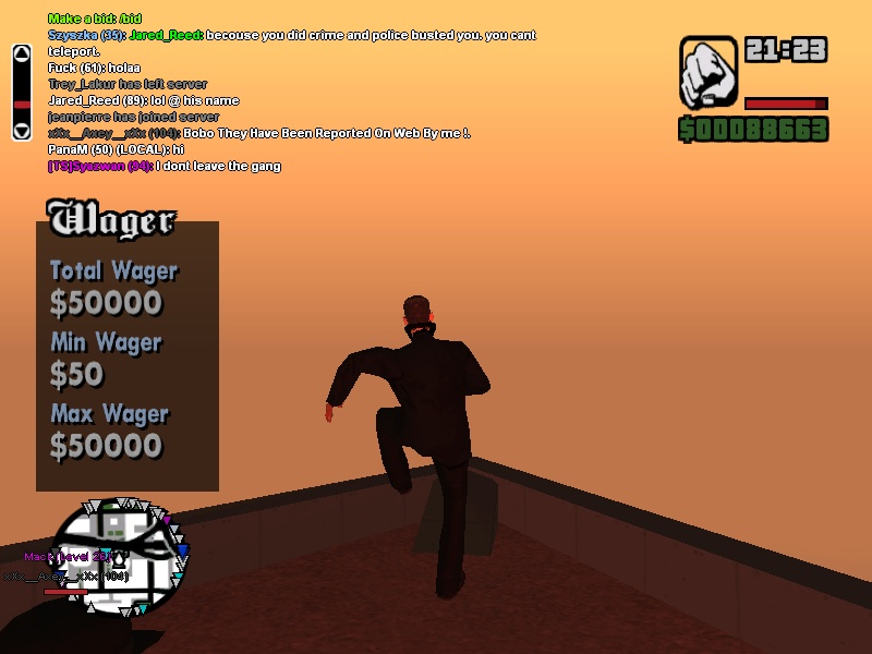 The jump I do on the redmarker when I start a basejump, race, rampage.. xD