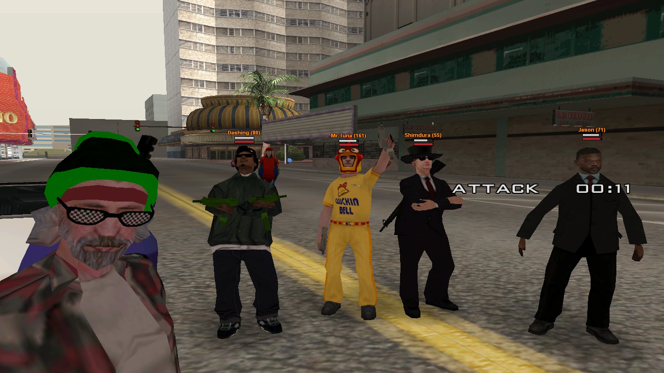 Turfing With My Mafia Homies :D