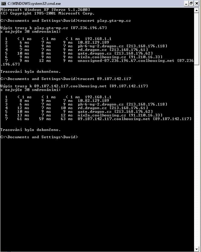 Traceroute - Dawe