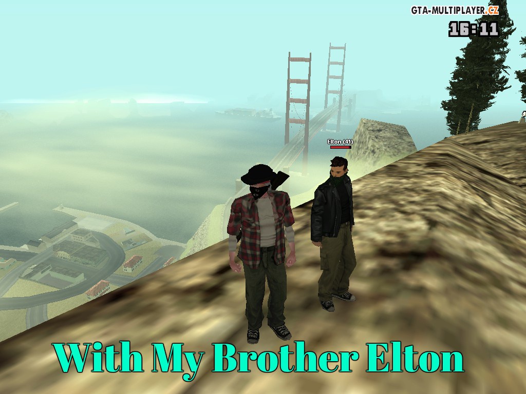 With my Brother Elton