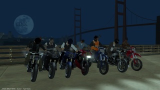 Půlnoční moto-vyjížďka po San Andreas/Moto-Night cruise round San Andreas