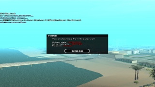 SERVER BANNED ME BCUZ LAG PLS HELP :(