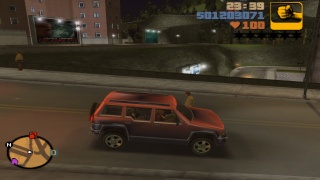 GTA 3   2 šlapky v jednom autě.