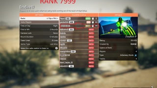 GTA online Rank 7999!