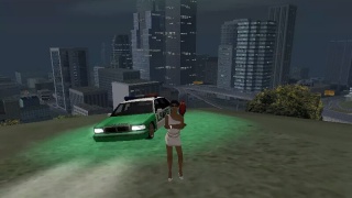 Večerní pohled na Los Santos s mým LSPD :o)