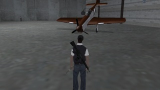 Parking in hangar