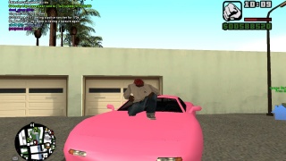 Flexin w/ my pink car :sung: